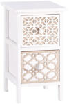 AdTrend Comoda lemn alb maro 26 x 32 x 46, 5 cm (101854) Comoda