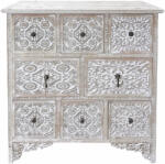 AdTrend Comoda lemn alb maro 77 x 32 x 79, 5 cm (101068) Comoda
