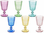 Decorer Set 6 pahare sticla Ø 8, 5 cm x 16, 5 H (A80.20.64) Pahar
