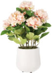 AdTrend Floare artificiala roz piersica verde in ghiveci 23 x 67 cm (119400)