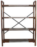 AdTrend Raft pardoseala lemn fier 121 x 40, 5 x 160 cm (119030) Raft