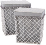 AdTrend Set 2 cosuri rufe gri 40 x 30 x 46, 45 x 35 x 51 cm (116390)