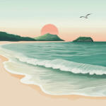 Alkotásutca Nyugodtság partja - Számfestő készlet kereten 40x40