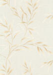 Erismann Fényes drapp hosszúkás Art deco levél mintás tapéta (10528-02) (10528-02)