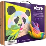 OKTO Panda комплект за рисуване върху платно 30x30 см (034361)