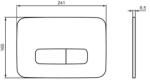 Ideal Standard Clapeta de actionare Ideal Standard ProSys Oleas M3 auriu periat (R0459A2) - brico