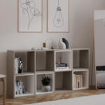 GreenSite Malax 2x4 polc, 147x75x30 cm, agyag színű