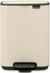 Brabantia Bo Pedal Bin pedálos szemetes, 4L, acél, világos bézs