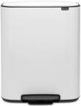 Brabantia Bo Pedal Bin pedálos szemetes, 60L, acél, fehér (211300)