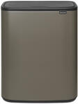 Brabantia Bo Touch Bin nyomófedeles hulladékgyűjtő, 60L, acél, platinaszürke (223068)