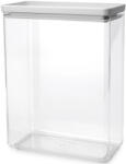 Brabantia tárolóedény 5, 4L, halmozható, légmentesen záró fedő, világosszürke (230684)