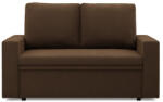 GreenSite Zeus kanapé, szövet anyag, hab töltet, egyenes kartámasz, barna - primbutor