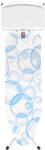 Brabantia vasalódeszka fix tálcával gőzállomásokhoz 124x38cm - B méret, fehér váz, PerfectFlow buborék huzat (103629) Vasalódeszka