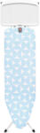 Brabantia vasalódeszka fix tálcával gőzállomásokhoz 124x38cm - B méret, fehér váz, PerfectFlow friss fuvallat huzat (244100) Vasalódeszka