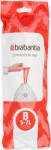 Brabantia PerfectFit méretpontos szemeteszsák, B méret, 5-7L, 20 zsák/tekercs (311741)