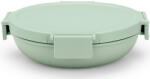 Brabantia Lunch Bowl ételhordozó tál clip-on fedővel, 1000ml, mikrózható és fagyasztható, műanyag, jáde zöld (206320)