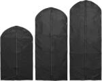 Brabantia Protective Clothes Cover 3db-os ruhavédő huzat szett, 3 méret (M, L, XL), fekete (149580)