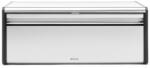 Brabantia Fall Front kenyértartó lehajtható mágneses ajtóval, 46, 5cm, rozsdamentes, selyem ujjlenyomatmentes