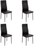  Elvira szék Fekete 4 db N