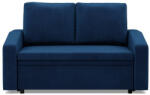 GreenSite Zeus kanapé, bársony, hab töltet, döntött kartámasz, kék