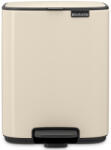 Brabantia Bo Pedal Bin pedálos szemetes, 7L, acél, világos bézs