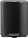 Brabantia Bo Pedal Bin pedálos szemetes, 12L, acél, matt fekete