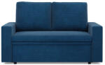 GreenSite Zeus kanapé, kordbársony, hab töltet, egyenes kartámasz, kék