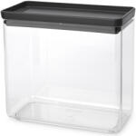 Brabantia tárolóedény 3, 5L, halmozható, légmentesen záró fedő, sötétszürke (229961)