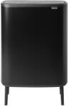 Brabantia Bo Touch Bin Hi nyomófedeles hulladékgyűjtő, lábakon álló, 60L, acél, matt fekete (130229)