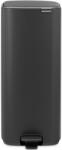 Brabantia Bo Pedal Bin pedálos szemetes, 30L, acél, határtalan szürke ásványi textúra