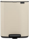 Brabantia Bo Pedal Bin pedálos szemetes, 12L, acél, világos bézs