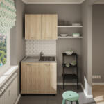 Proda Elba alsó-felső konyhaszekrény szett 80 cm Sonoma színben N (910082910075)