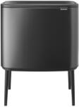 Brabantia Bo Touch Bin nyomófedeles hulladékgyűjtő, 36L, acél, magabiztos szürke (233562)