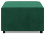 Greensite Zeus puff, bársony, 70x70, zöld - primbutor