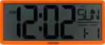 Karlsson Ceas de perete sau de masă Retro LCD, portocaliu (KA6020OR)