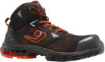 Portwest BASE RUN WORK PARIS S1PS ESD LG SC FO SR B1705 / Fémmentes biztonsági bokacsizma S1PS ESD - fekete/narancssárga 46 (B1705ABKO46)