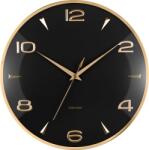Karlsson Ceas de perete Sienna Glow, negru (KA6017BK)