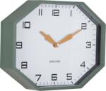 Karlsson Ceas de perete Modern Factory, octogonal, verde pădure (KA6067GR)