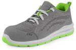 CXS CXS TEXLINE 4ENVI GREEN 01 / GreenUp® textil felsőrésszel ellátott munkacipő - szürke/zöld 37 (212306370837)