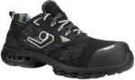 Portwest BASE RUN WORK S1PS ESD LG SC FO SR B1704 / Nem fémes biztonsági cipő - fekete/szürke 40 (B1704BBKG40)