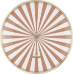Karlsson Ceas de perete Candy Swirl, maro-alb (KA6007SB)