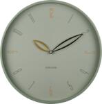 Karlsson Ceas de perete Petals, verde pădure (KA6012GR)