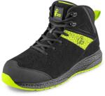 CXS CXS FIBELINE MALIFERA O2 / ESD védőbokacsizma - fekete/zöld 37 (211404780837)