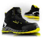 VM Footwear WISCONSIN 2290-S3LBOA / Biztonsági boka ESD cipő S3, BOA Fit System - fekete/sárga 39 (2290-S3LBOA-39)