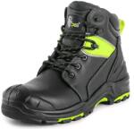 CXS CXS UNIVERSE SOLID S3 / Bőr bokacsizma S3 - fekete/zöld 43 (211807980843)