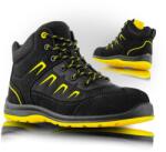VM Footwear RHODOS 2020-S3ESD / Bokavédő bakancs S3 ESD - fekete/sárga 34 (2020-S3ESD-34)