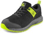 CXS CXS FIBELINE DORSATA S3S / ESD védőcipő - fekete/zöld 48 (212817380848)