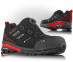 VM Footwear TENNESSEE 8545-S7L / Védőbakancs S7L FO HRO SR, BOA, membrán - fekete/piros 48 (8545-S7L-48)