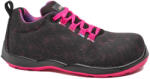 Portwest BASE VIOLET S3L FO SR B0677 / Női biztonsági cipő S3 - fekete/rózsaszín 39 (B0677CBFU39)