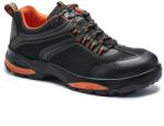 Portwest COMPOSITELITE OPERIS S3 FC61 / Biztonsági cipő S3 HRO - fekete/narancssárga 47 (FC61BKR47)